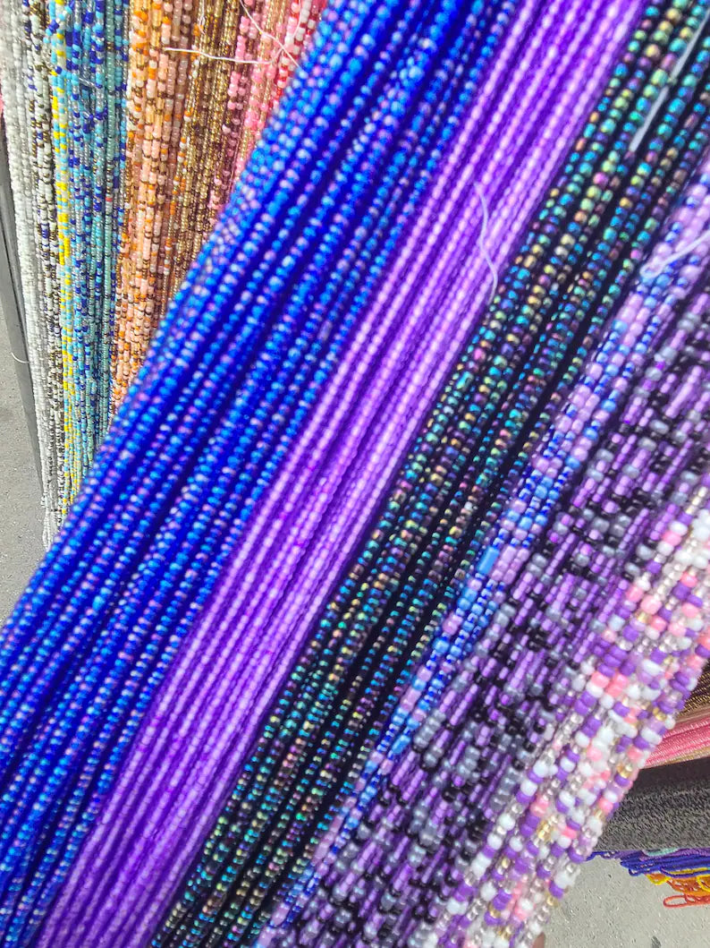 Waist beads custom color / charms